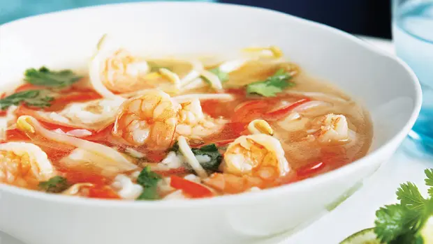 طريقة عمل شوربة الجمبري