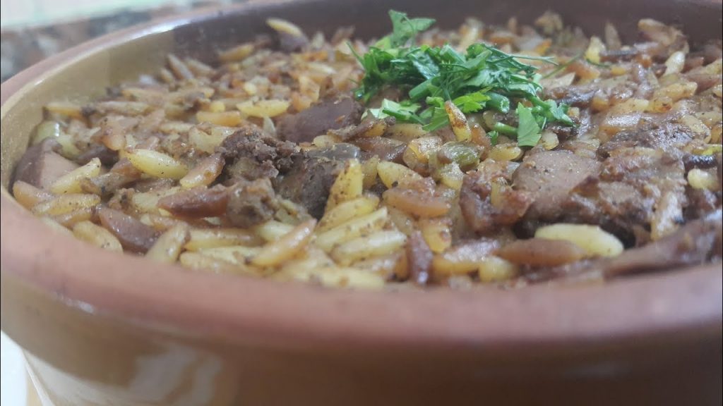 طريقة عمل طاجن لسان العصفور
