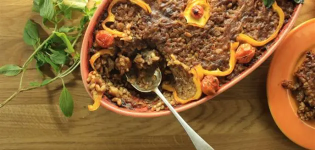 طريقة عمل طاجن لسان العصفور