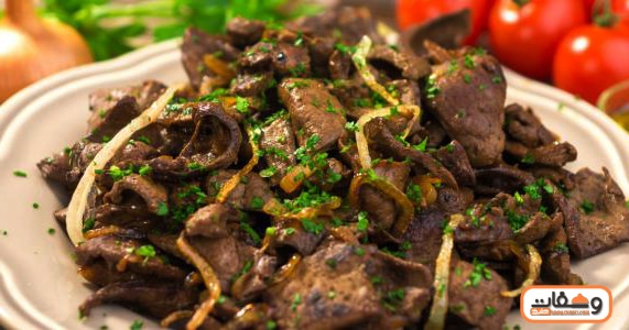 طريقة عمل الكبد والقوانص مع الجزر