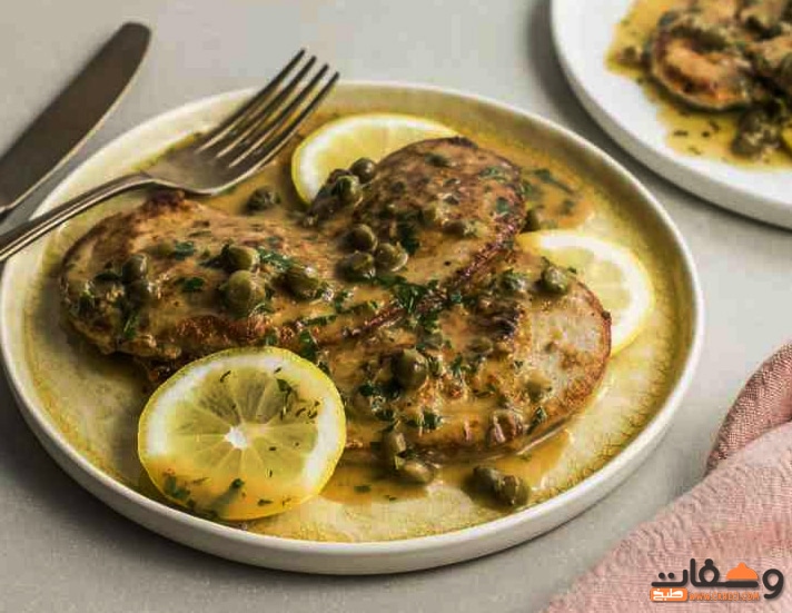 طريقة عمل بيكاتا اللحم بالدجاج مع صوص الليمون