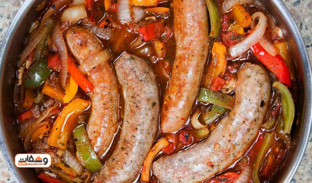 طريقة عمل السجق البلدي بالصلصة بسهولة في البيت