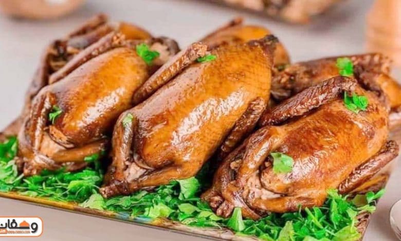 طريقة عمل الحمام المحشى بالفريك بـ 5 طرق