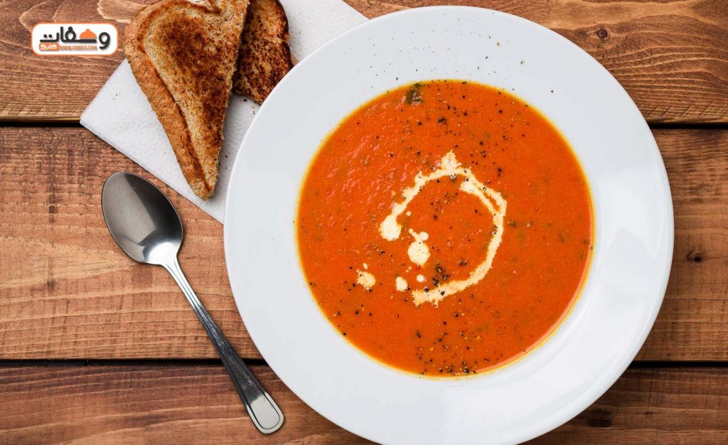 طريقة عمل شوربة الطماطم بطريقة الست غالية