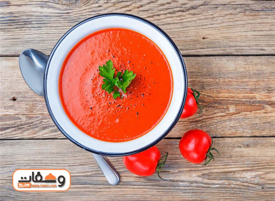 طريقة عمل شوربة الطماطم لايت بطريقة سالي فؤاد