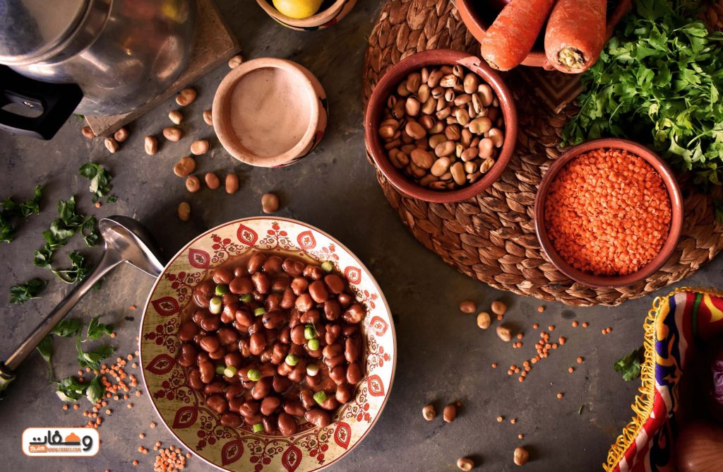 طريقة عمل الفول المدمس بالأرز