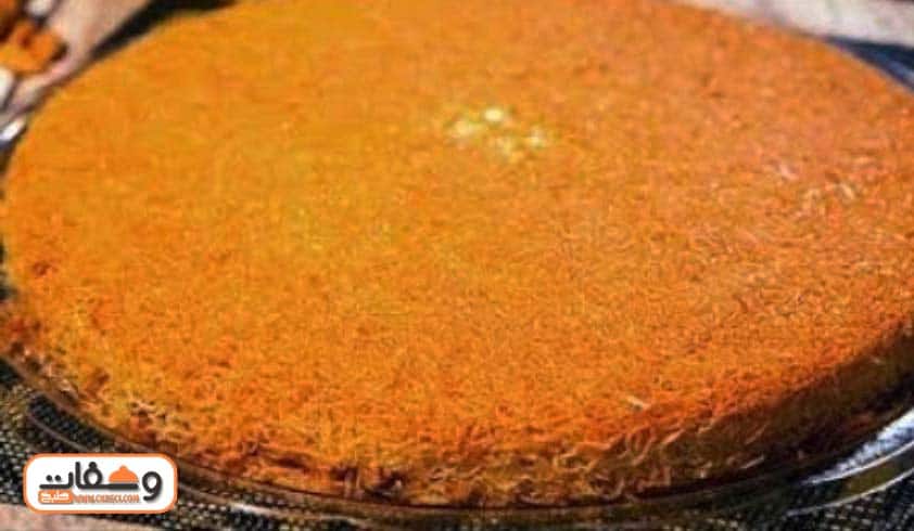 طريقة عمل الكنافة بالكريمة