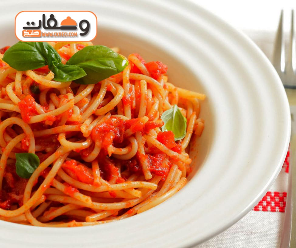 طريقة عمل المكرونة بالصلصة