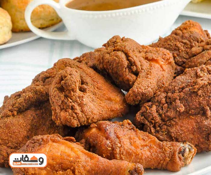طريقة عمل دجاج كنتاكى بالزبادي
