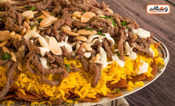 طريقة فتة شاورما اللحم بالقرفة