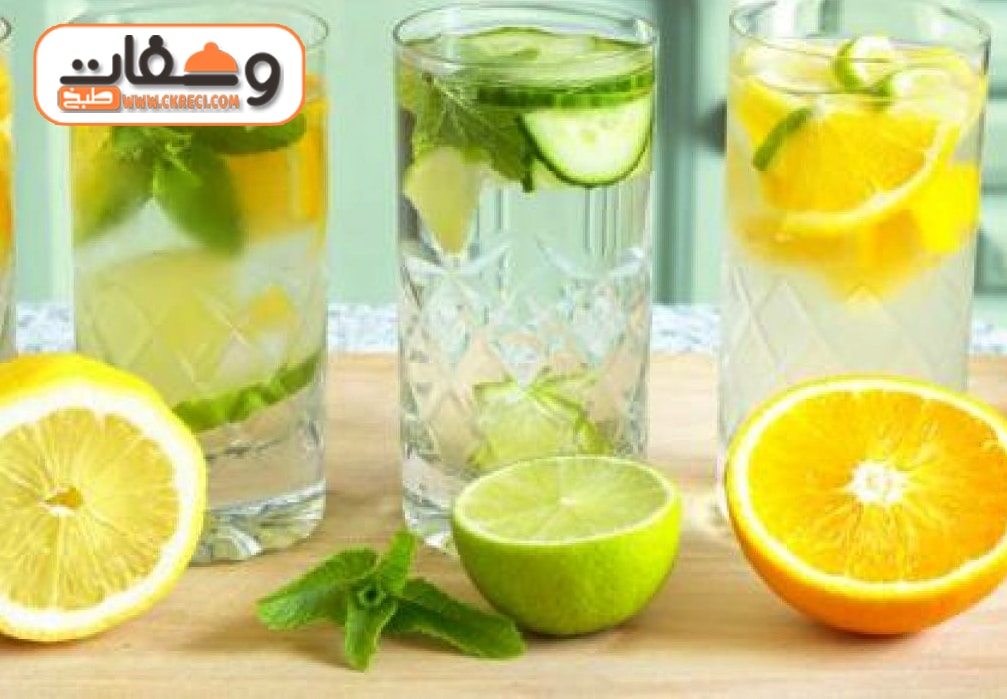 شاي اخضر بالجنزبيل والليمون مشروب لحرق الدهون