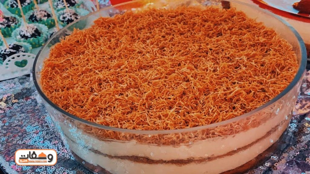 طريقة حلى الخشخش بالشعرية او الكنافة