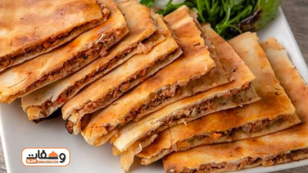 طريقة عمل عرايس لحم بالخبز الصاج