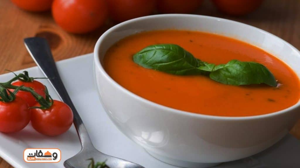 شوربة الشوفان بالطماطم