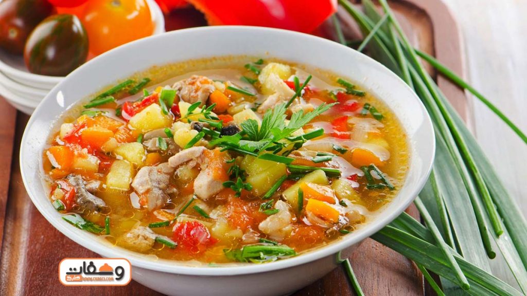 طريقة عمل شوربة الدجاج بالشعيرية علي الطريقة السورية