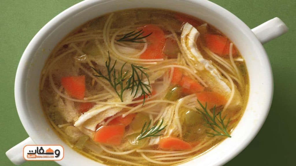 طريقة عمل شوربة الدجاج بالشعيرية والخضار مع سالي فؤاد
