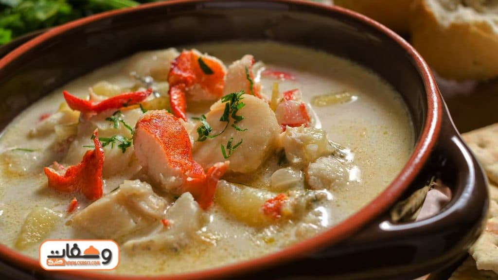 طريقة عمل شوربة فواكه البحر مع الست غالية