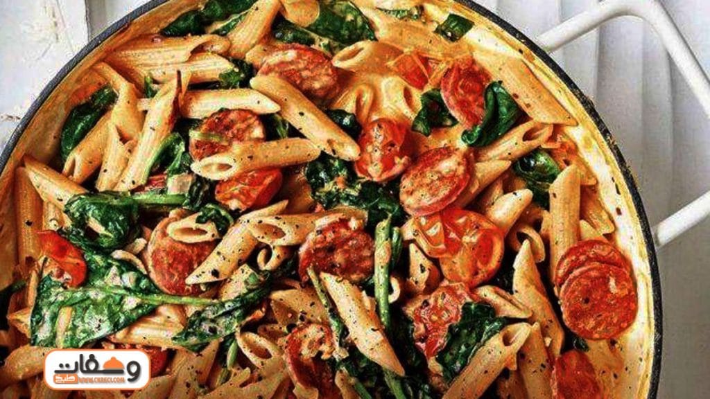 طريقة عمل مكرونه ايطاليه بالصوص الاحمر مع فاطمة أبو حاتي