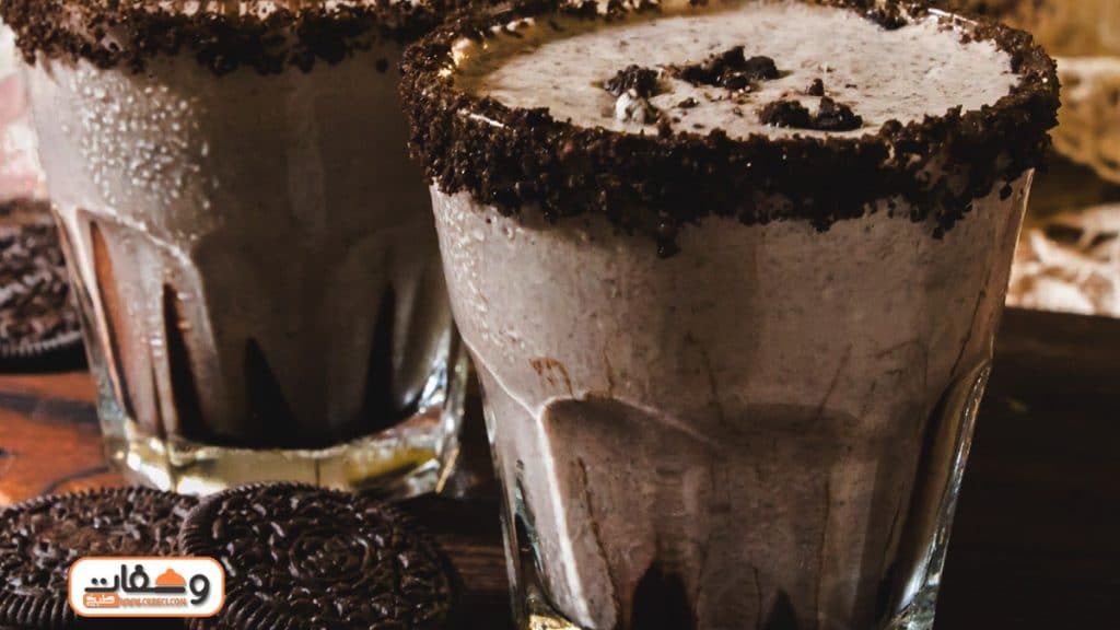 طريقة عمل ميلك شيك اوريو بالأيس كريم