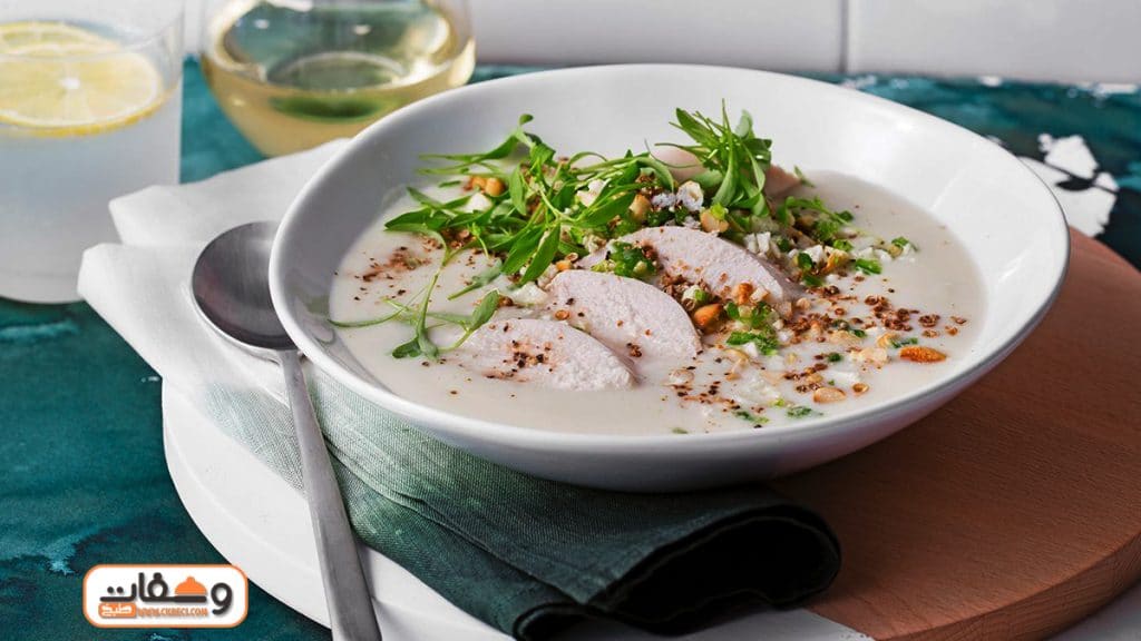 طريقة عمل شوربة كريمة الدجاج مع الشيف أميرة شنب