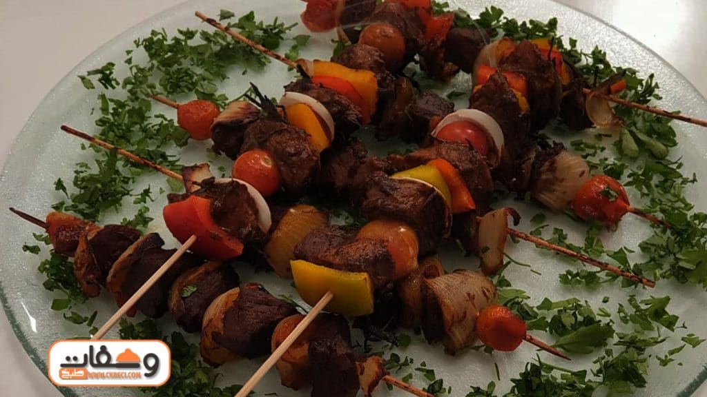 طريقة عمل شيش كباب لحم مع الشيف شربيني